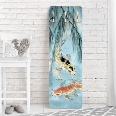 Appendiabiti - Giapponese disegno ad acquerello Goldfish II