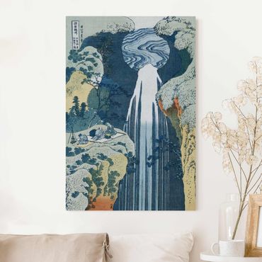 Quadro fonoassorbente - Katsushika Hokusai - La cascata di Amida