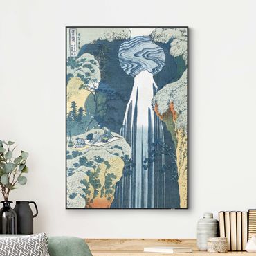 Quadro intercambiabile - Katsushika Hokusai - La cascata di Amida