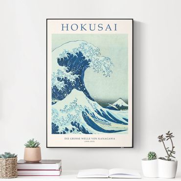 Quadro fonoassorbente intercambiabile - Katsushika Hokusai - La grande onda di Kanagawa - Edizione museo