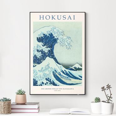 Quadro intercambiabile - Katsushika Hokusai - La grande onda di Kanagawa - Edizione museo