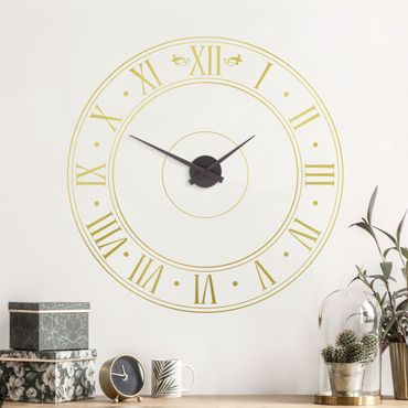 Adesivo murale orologio - Orologio classico