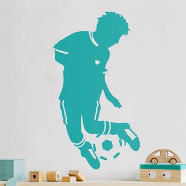 Adesivo murale - piccolo calciatore
