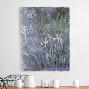 Stampa su tela - Claude Monet - Iris - Verticale 3:4