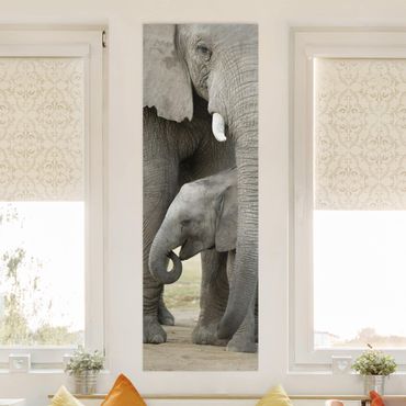 Stampa su tela - Elephant Love - Pannello