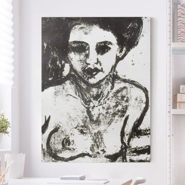 Stampa su tela - Ernst Ludwig Kirchner - Bambino dell'Artista - Verticale 3:4