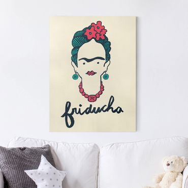 Stampa su tela - Frida Kahlo - Friducha - Verticale 3:4