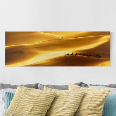 Stampa su tela - Golden Dunes - Panoramico