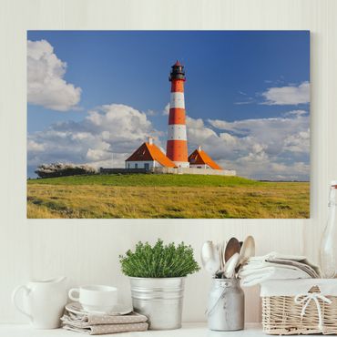 Stampa su tela - Lighthouse in Schleswig-Holstein - Orizzontale 3:2