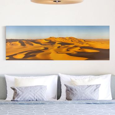 Stampa su tela - Murzuq Desert In Libya - Panoramico