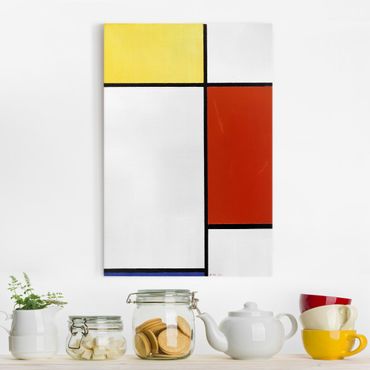 Stampa su tela Piet Mondrian - Composizione I - Verticale 2:3