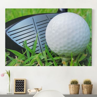 Stampa su tela - Playing Golf - Orizzontale 3:2