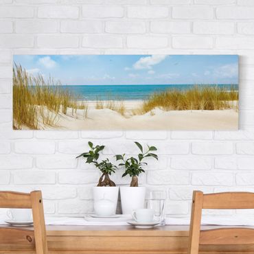 Stampa su tela - Beach On The North Sea - Panoramico