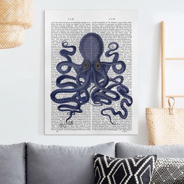 Stampa su tela - Lettura Degli Animali - Octopus - Verticale 3:4