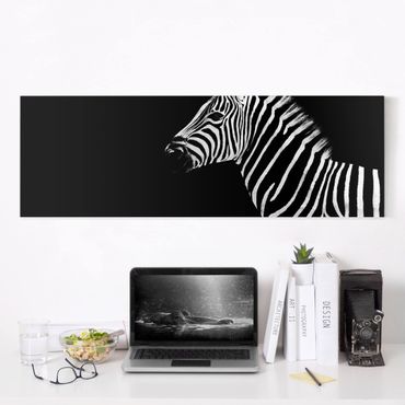 Stampa su tela - Zebra Safari Art - Panoramico