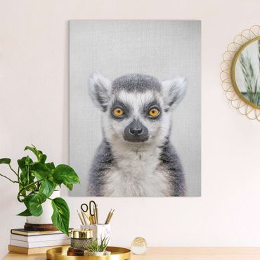 Stampa su tela - Lemure Ludwig - Formato verticale 3:4