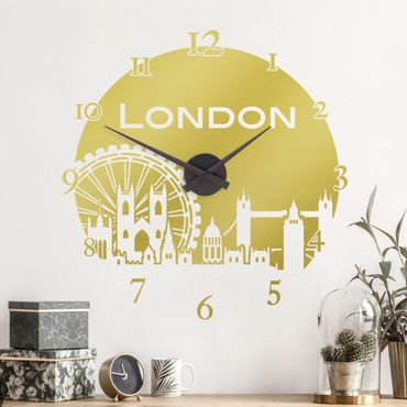 Adesivo murale orologio - Londra