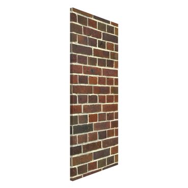 Lavagna magnetica - Brick London Red Brown - Panorama formato verticale