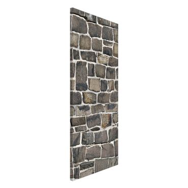 Lavagna magnetica - Crushed Stone Wallpaper Stone Wall - Panorama formato verticale