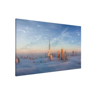 Lavagna magnetica - Dubai Sopra Le Nuvole - Formato orizzontale 3:2