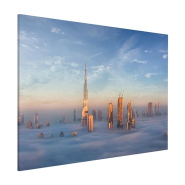 Lavagna magnetica - Dubai Sopra Le Nuvole - Formato orizzontale 3:4