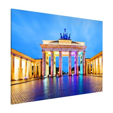 Lavagna magnetica - Illuminated Brandenburg Gate - Formato orizzontale 3:4