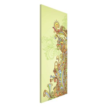 Lavagna magnetica - Floral Illustration - Panorama formato verticale