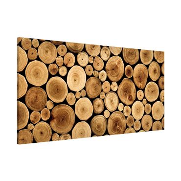 Lavagna magnetica - Homey Firewood - Panorama formato orizzontale