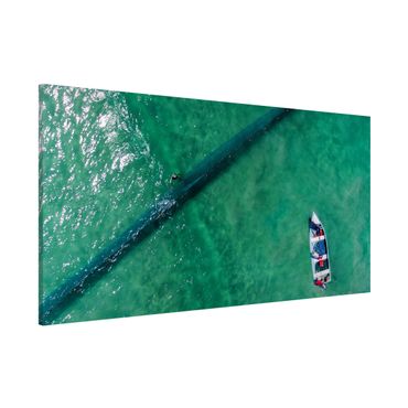 Lavagna magnetica - Veduta aerea - Pescatori - Panorama formato orizzontale