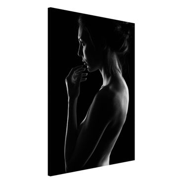 Lavagna magnetica - Pensive Woman - Formato verticale 2:3
