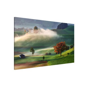 Lavagna magnetica - Misty Autumn Day Svizzera - Formato orizzontale 3:2