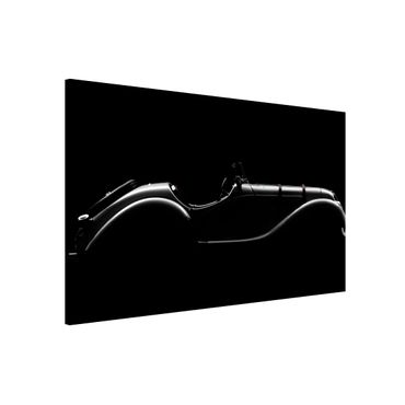 Lavagna magnetica - Auto d'epoca silhouette - Formato orizzontale 3:2