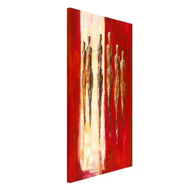 Lavagna magnetica - Petra Schüßler - Six Figures In Red - Formato verticale 4:3