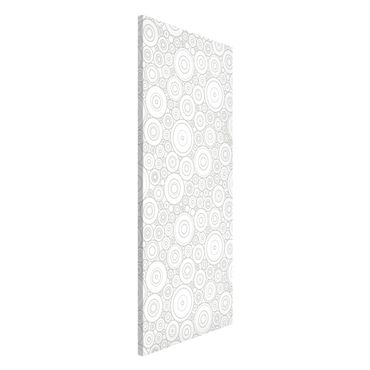 Lavagna magnetica - Secession White Light Gray - Panorama formato verticale