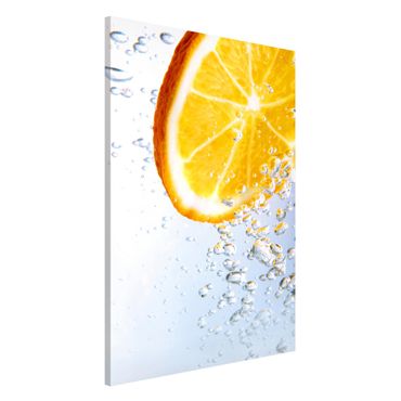 Lavagna magnetica - Orange Splash - Formato verticale