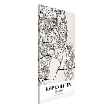 Lavagna magnetica - Copenhagen City Map - Classic - Formato verticale 4:3