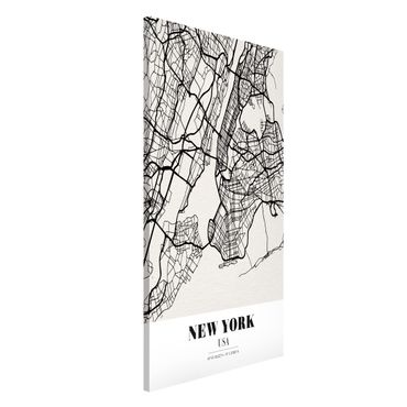 Lavagna magnetica - New York City Map - Classic - Formato verticale 4:3