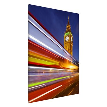 Lavagna magnetica - Traffic In London On Big Ben At Night - Formato verticale