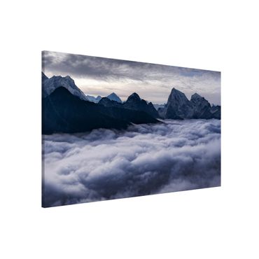 Lavagna magnetica - Mare di nubi in Himalaya - Formato orizzontale 3:2