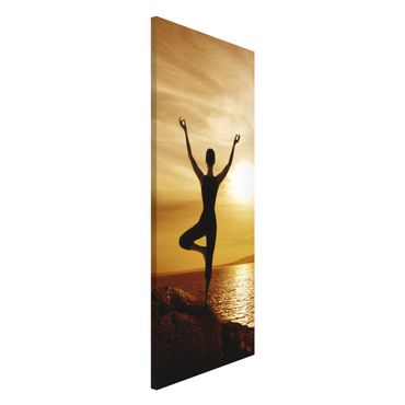 Lavagna magnetica - Yoga - Panorama formato verticale