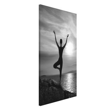 Lavagna magnetica - Yoga White Black - Formato verticale 4:3