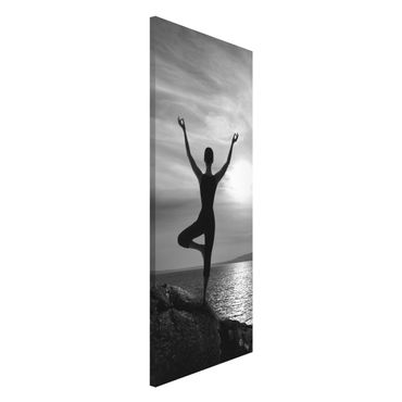 Lavagna magnetica - Yoga White Black - Panorama formato verticale