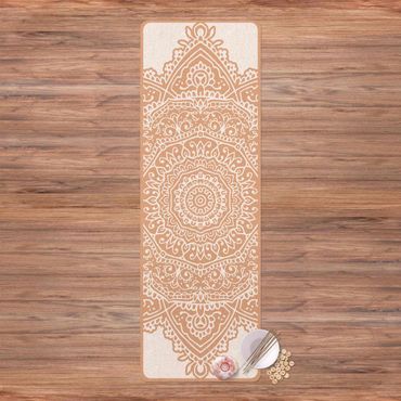 Tappetino yoga - Mandala ornamento indiano