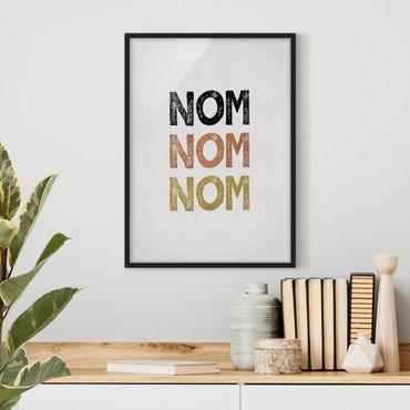 Poster con cornice - Nom citazione in cucina