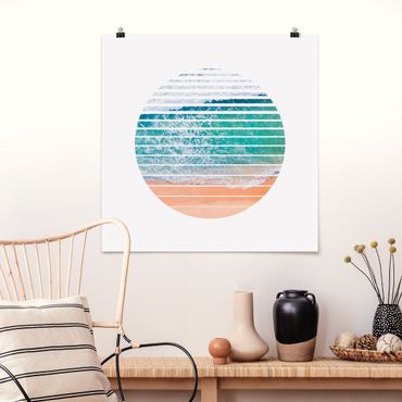Poster - Oceano in un cerchio