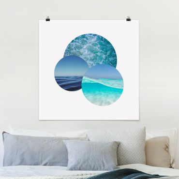 Poster - Oceani in un cerchio