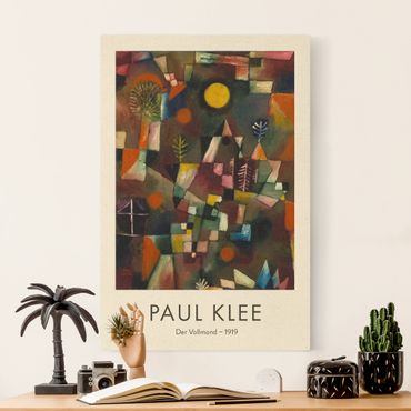 Quadro su tela naturale - Paul Klee - La Luna piena - Edizione museo - Formato verticale 2:3