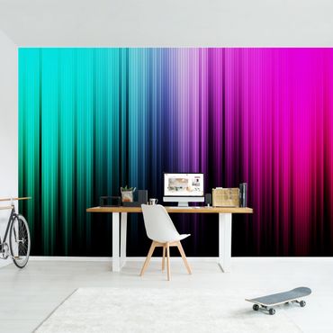 Carta da parati - Rainbow Display