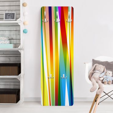 Carta adesiva per mobili IKEA - Malm Cassettiera 4xCassetti Rainbow Wave  and Bubbles