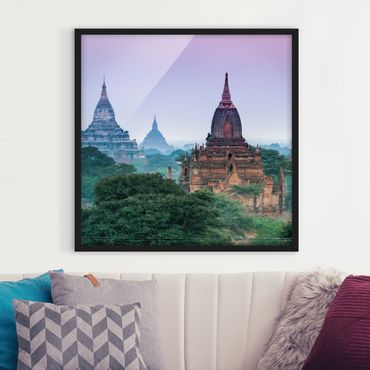 Poster con cornice - Edificio sacro a Bagan